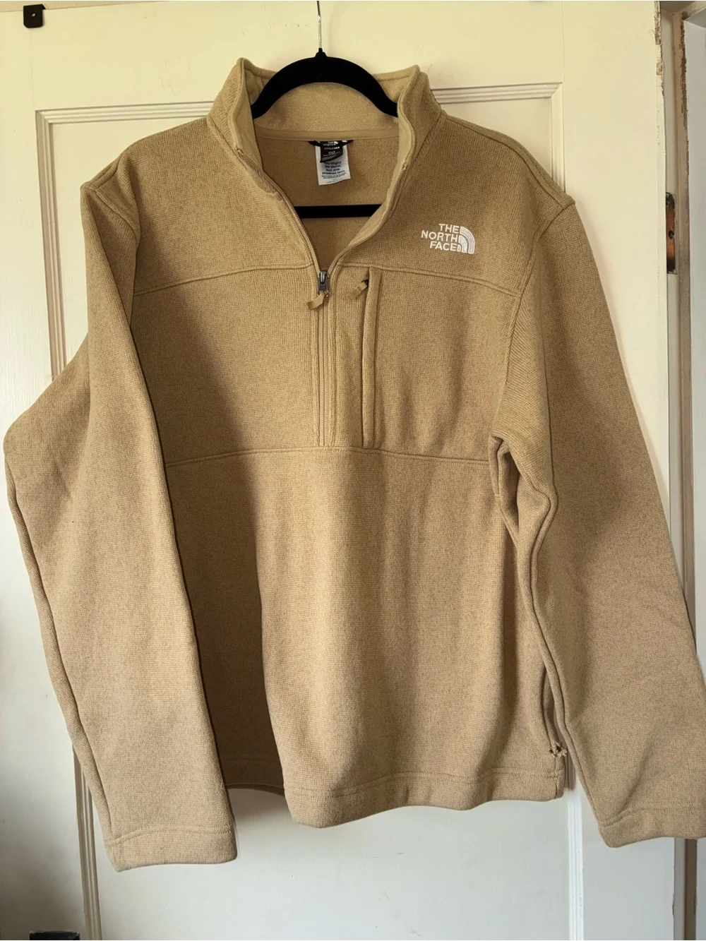 The North Face Quarter-Zip L Gordon Lyons Knit Pullover Men’s Khakistone